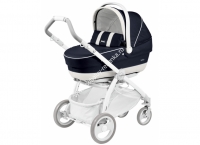 Коляска 3 в 1 Peg-Perego book Plus Pure на шасси Book White