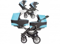 Коляска для двойни 2 в 1 BabyActive Twinny