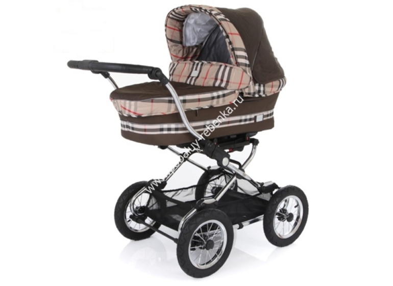 Купить коляска Baby Care Sonata цвет серый, коричневый, розовый , пол ...